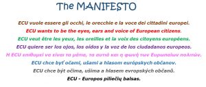 The manifesto - ECU